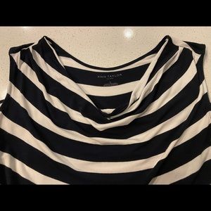 Ann Taylor Factory drape neck sleeveless top